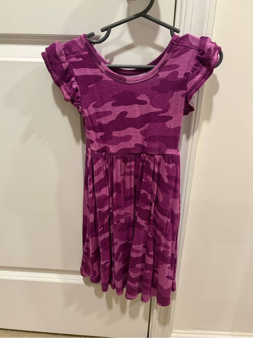 Little Sleepies Berry Camo Twirl Dress